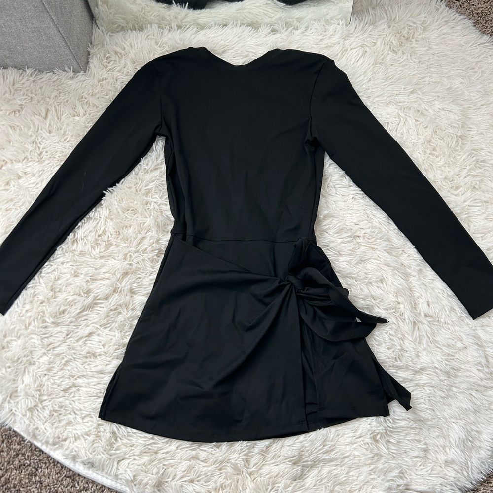 NWT Black Long Sleeve Athletic/Tennis Dress